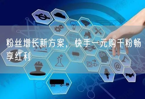 粉丝增长新方案，快手一元购千粉畅享红利