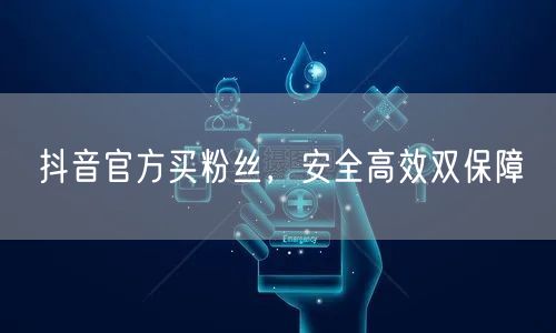 抖音官方买粉丝，安全高效双保障