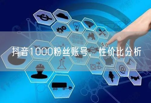 抖音1000粉丝账号，性价比分析