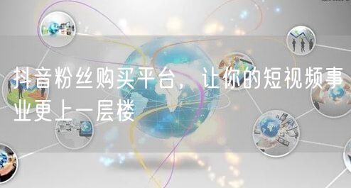 抖音粉丝购买平台，让你的短视频事业更上一层楼