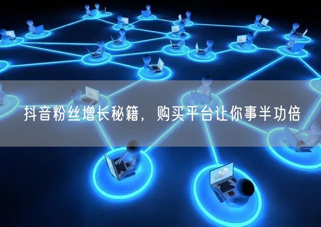 抖音粉丝增长秘籍，购买平台让你事半功倍
