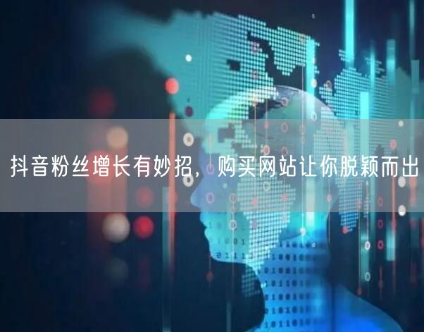 抖音粉丝增长有妙招，购买网站让你脱颖而出