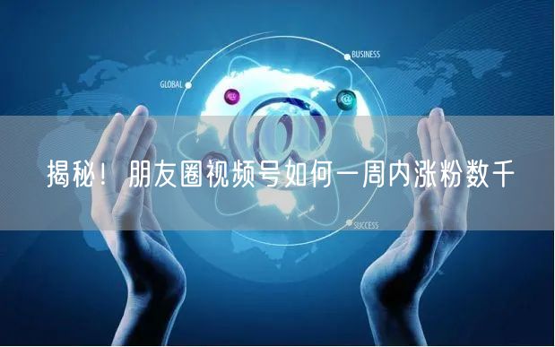 揭秘！朋友圈视频号如何一周内涨粉数千