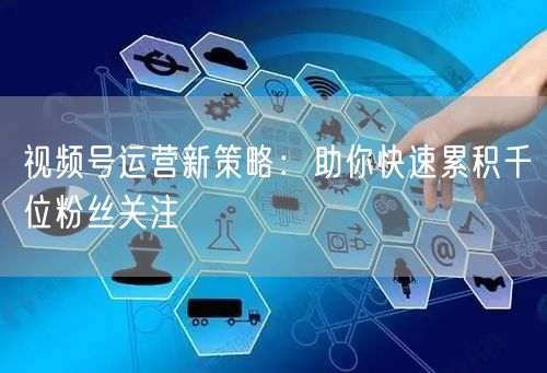 视频号运营新策略：助你快速累积千位粉丝关注