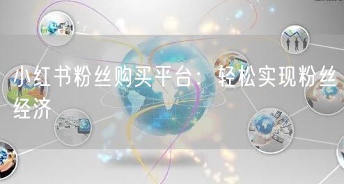 小红书粉丝购买平台：轻松实现粉丝经济