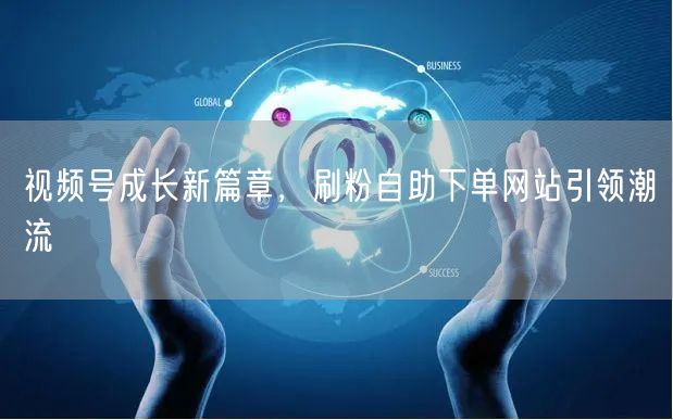 视频号成长新篇章，刷粉自助下单网站引领潮流