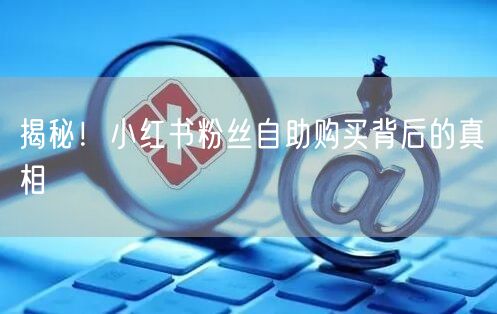 揭秘！小红书粉丝自助购买背后的真相