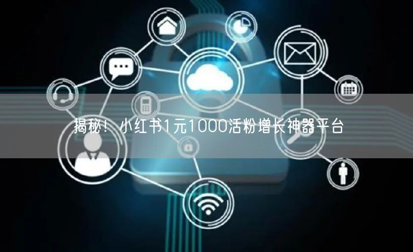 揭秘！小红书1元1000活粉增长神器平台
