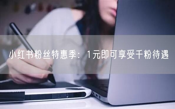 小红书粉丝特惠季：1元即可享受千粉待遇