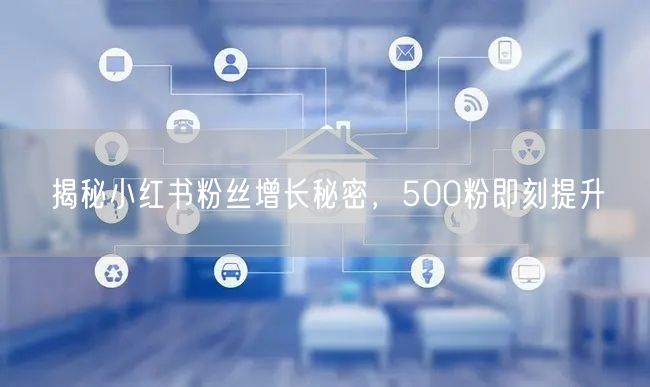 揭秘小红书粉丝增长秘密，500粉即刻提升