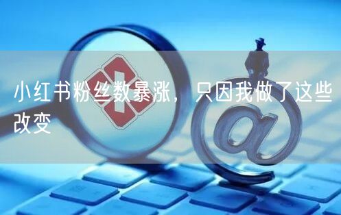 小红书粉丝数暴涨，只因我做了这些改变