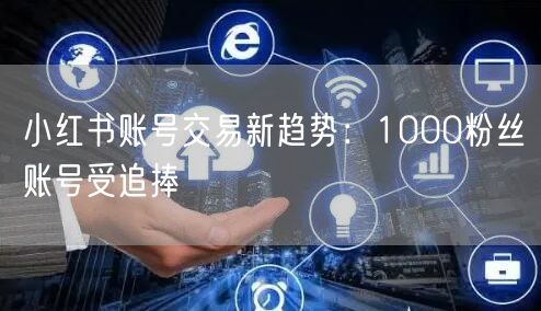 小红书账号交易新趋势：1000粉丝账号受追捧