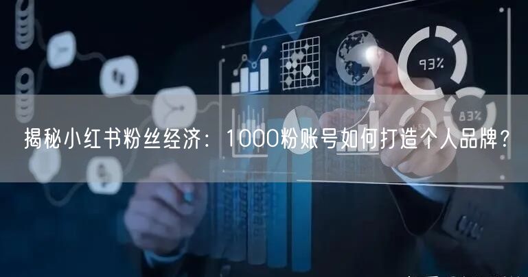 揭秘小红书粉丝经济：1000粉账号如何打造个人品牌？