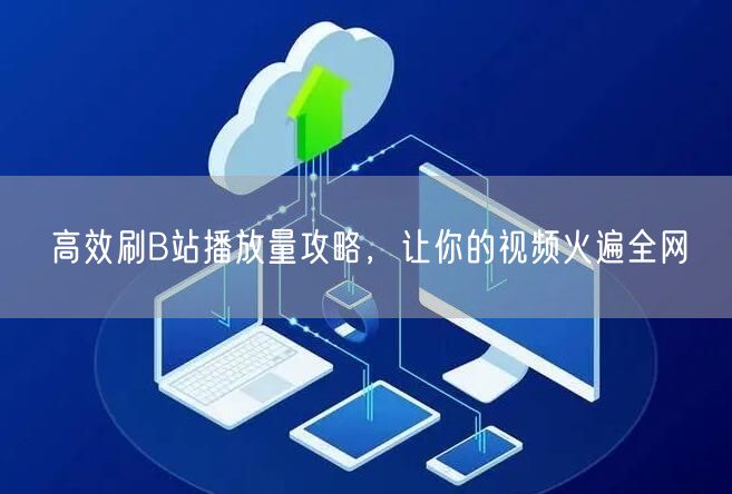 高效刷B站播放量攻略，让你的视频火遍全网