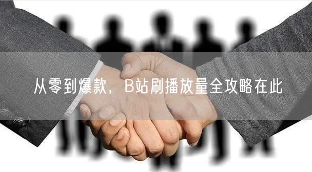 从零到爆款，B站刷播放量全攻略在此