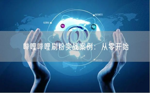 哔哩哔哩刷粉实战案例：从零开始