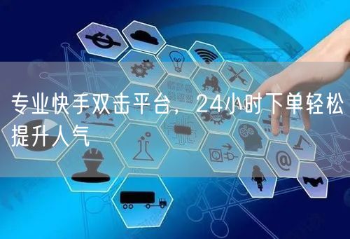 专业快手双击平台，24小时下单轻松提升人气