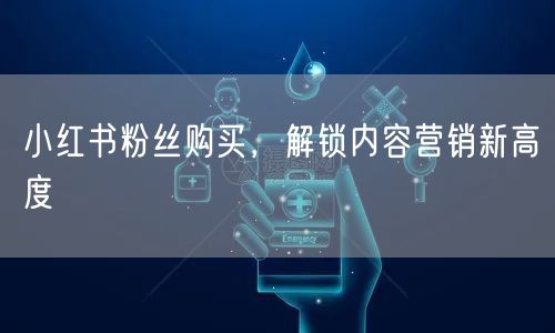 小红书粉丝购买，解锁内容营销新高度