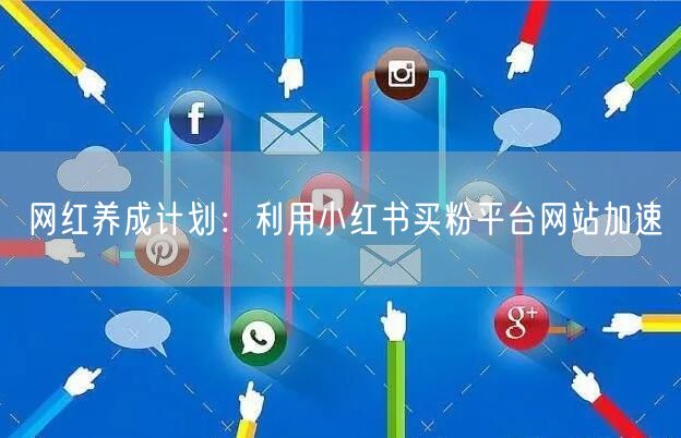 网红养成计划：利用小红书买粉平台网站加速