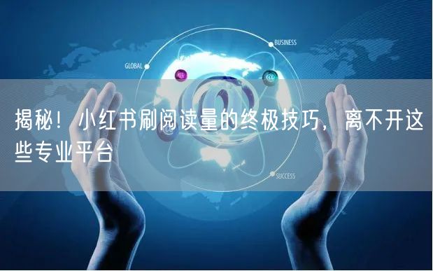 揭秘！小红书刷阅读量的终极技巧，离不开这些专业平台