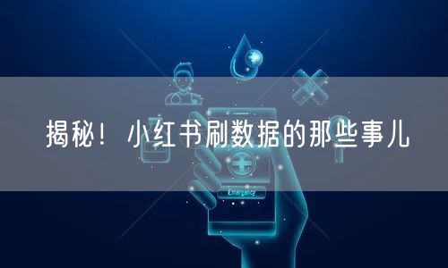 揭秘！小红书刷数据的那些事儿