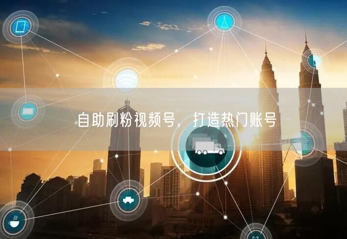 自助刷粉视频号，打造热门账号