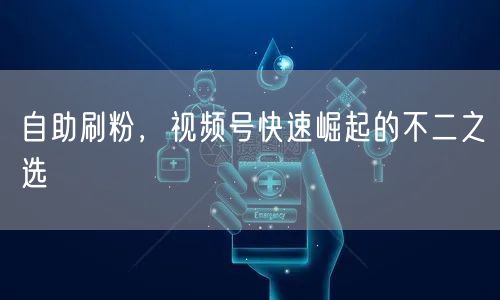 自助刷粉，视频号快速崛起的不二之选