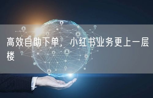 高效自助下单，小红书业务更上一层楼