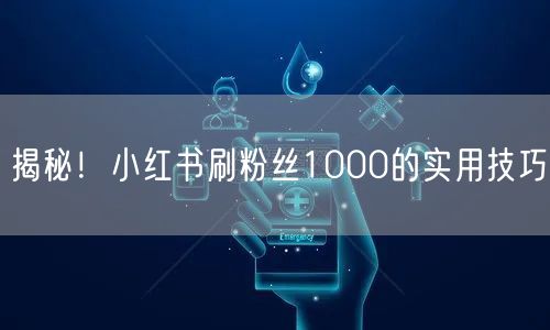 揭秘！小红书刷粉丝1000的实用技巧