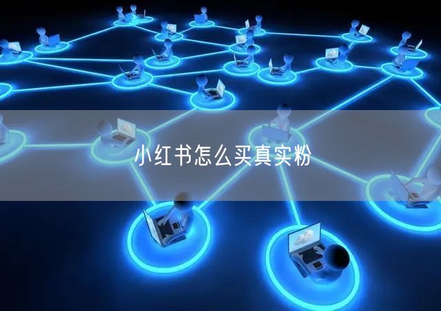 小红书怎么买真实粉