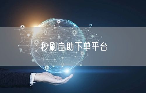 秒刷自助下单平台