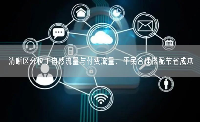 清晰区分快手自然流量与付费流量，平民合理搭配节省成本